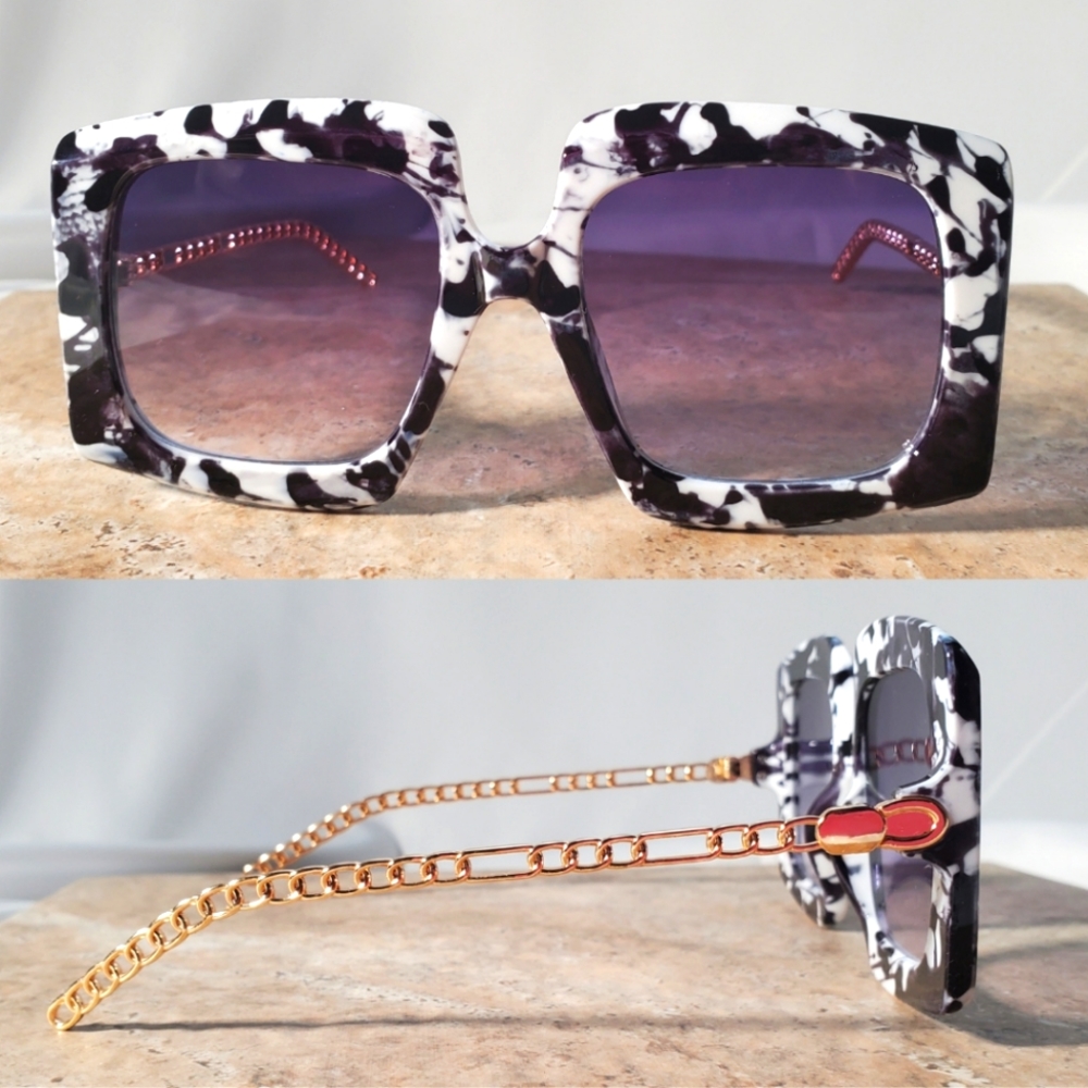 Retro Oversize Square Sunglasses